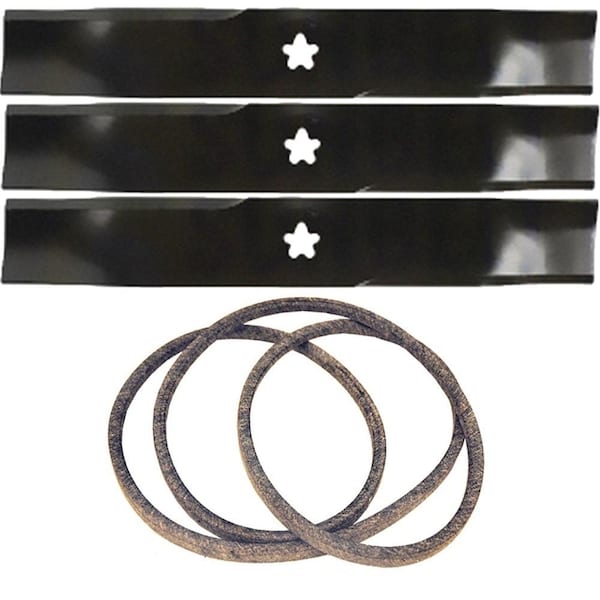 Aic Replacement Parts Belt & Blades Kit fits Craftsman 48 DYT4000 180808 174369 173921 532180808 180808-BLADES - main